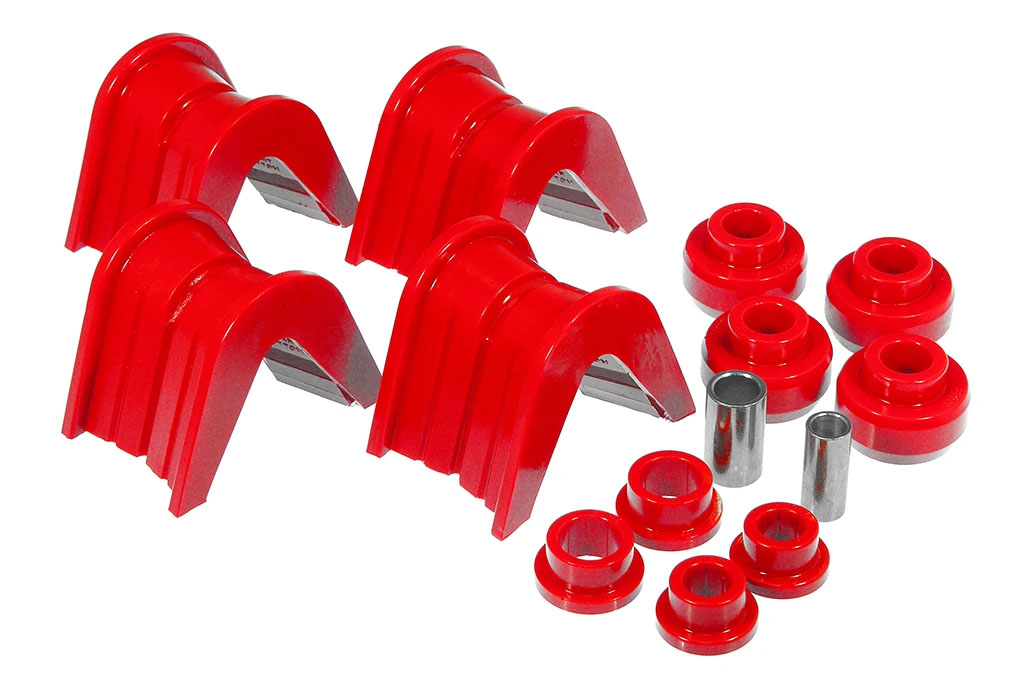FORD TRUCKS 2WD/4WD Full Size F100 – F150 – Bronco (66-79) Complete 14-Piece Bushing Kit – 2° Offset #6-1901