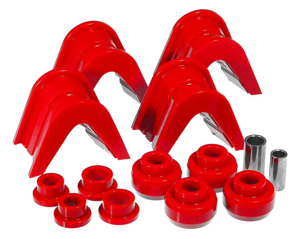 FORD TRUCKS 2WD/4WD Full Size F100 – F150 – Bronco (66-79) Complete 14-Piece Bushing Kit – 4° Offset #6-1902